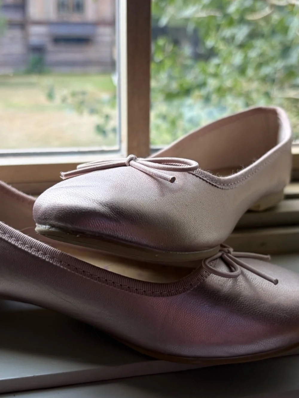 Cat & Jack Pink Dress Shoes (Size Youth 4)